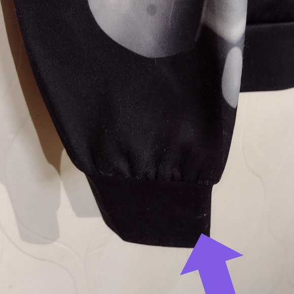 Skull Graphic Hoodie All Over Print Size XL Adults - Picture 13 of 13